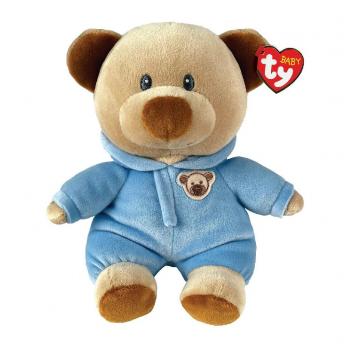 TY Baby Knuffel Pyjamabeer 15 cm Blauw