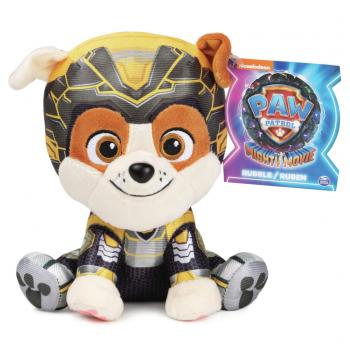 Paw Patrol Mighty Movie Knuffel Rubble 15 cm