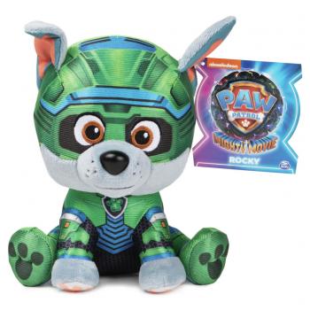 Paw Patrol Mighty Movie Knuffel Rocky 15 cm