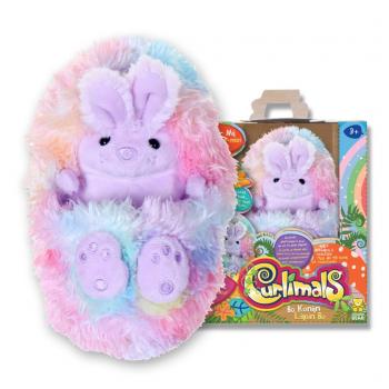 Curlimals Regenboog Knuffel Konijn Bo + Geluid